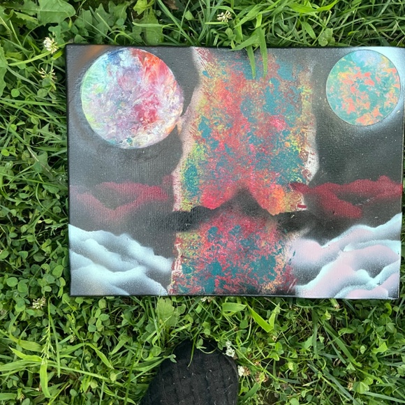 Spray paint canvas - Picture 2 of 2